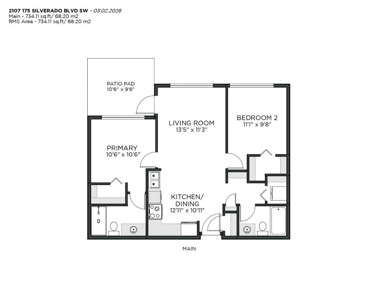 2107, 175 Silverado Boulevard SW — photo 3